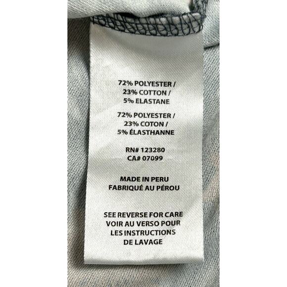 Travis Mathew Polo Shirt Mens Large Blue Red All Over Print Cotton Blend Floral - Picture 12 of 15